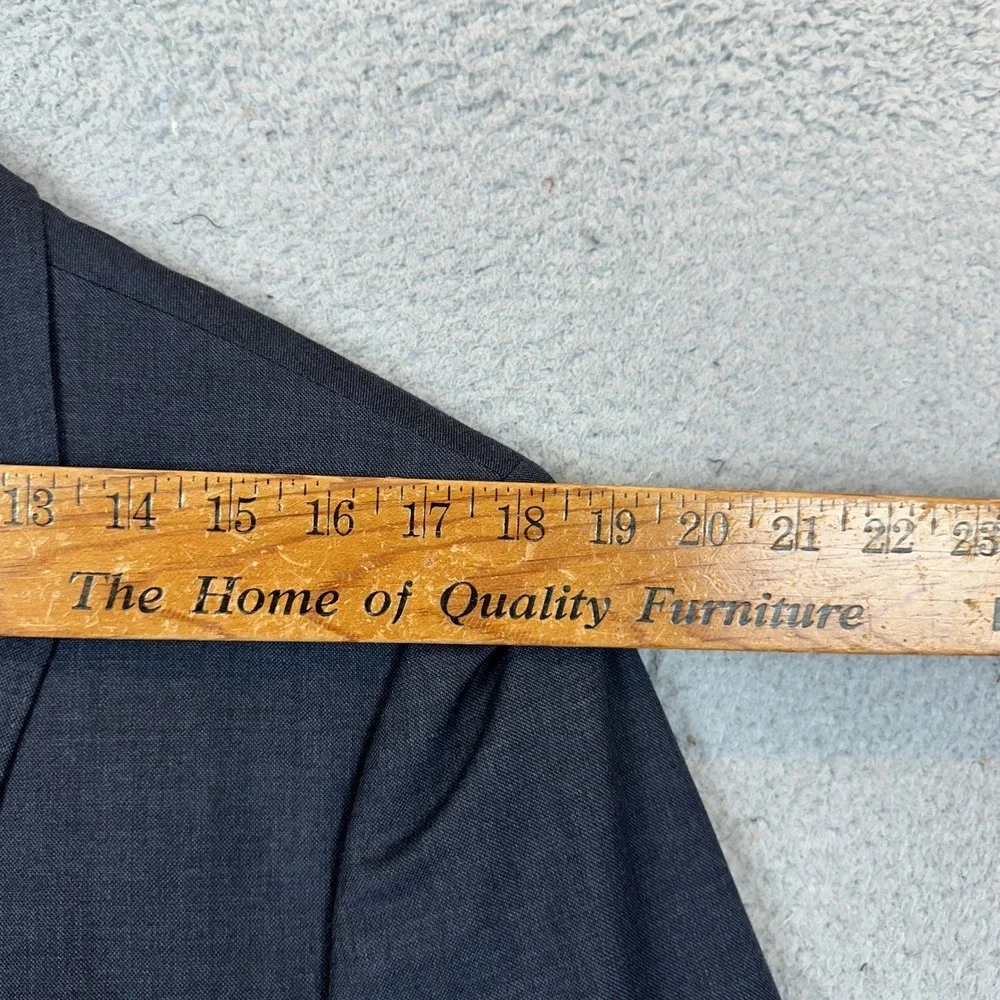 J Crew Ludlow Blazer Men 40L Charcoal Grey Italian Wool Tollegno 1900 Sport Coat